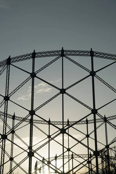 Ehemaliges Gasometer — Stockfoto