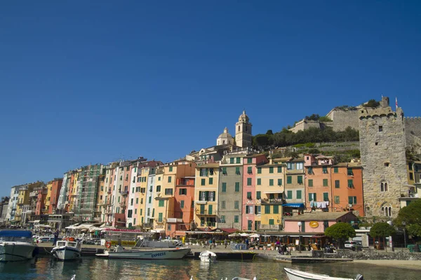 Architectural details of Portovenere Royalty Free Stock Images