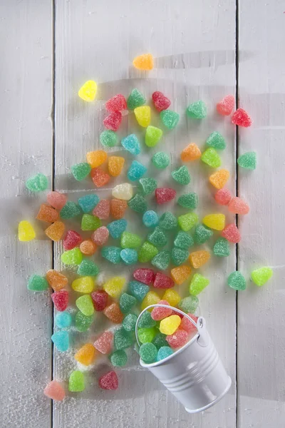 Многоцветные мягкие конфеты — стоковое фото