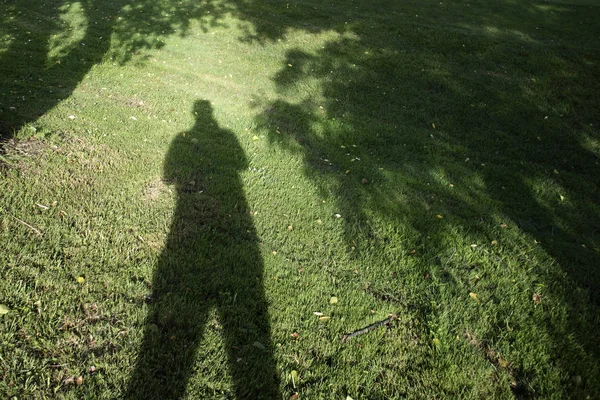 Deinen Schatten fotografieren — Stockfoto