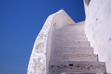 Duvar beyaz merdiven