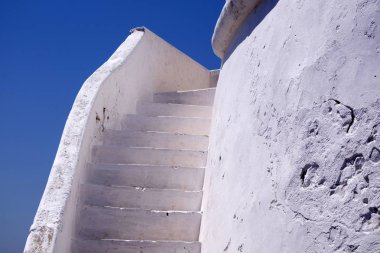 Duvar beyaz merdiven