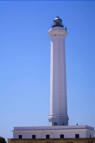 Latarnia morska na Święta Maria z Leuca Zdjęcia Stockowe bez tantiem