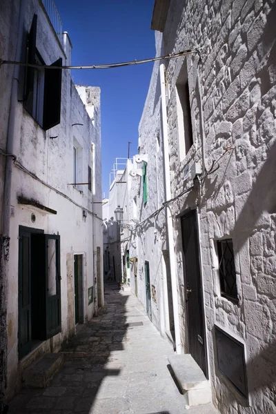 Le strade bianche di Ostuni — Foto Stock