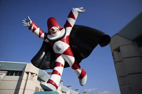 Burlamacco official mask of the Viareggio carnival — Stock Photo, Image