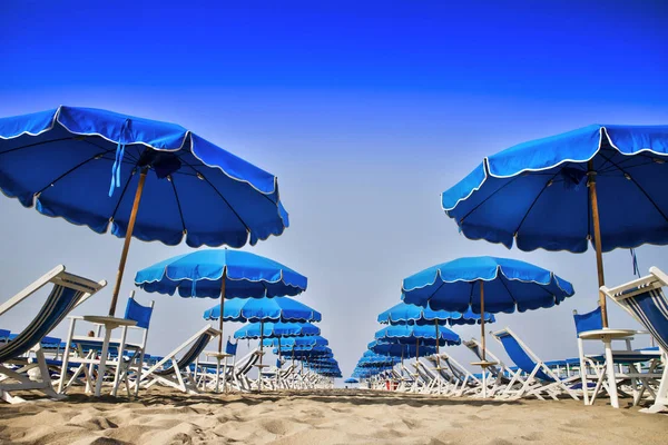 Viareggio and its beach — Stock Photo, Image