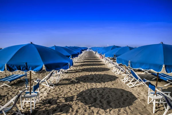 Виареджо и его пляж — стоковое фото