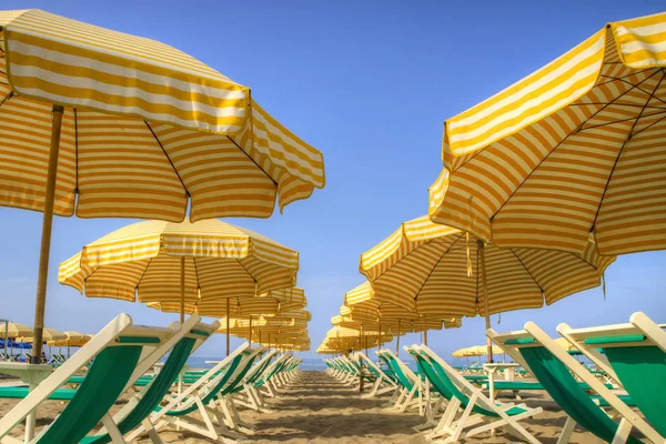 Viareggio and its beach — Stock Photo, Image