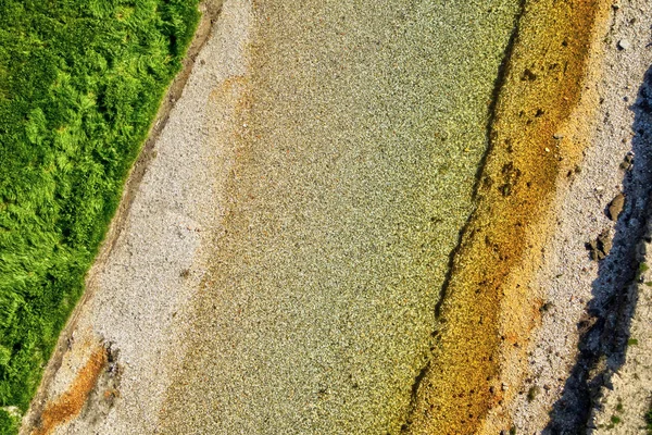 Vista al lecho del río — Foto de Stock