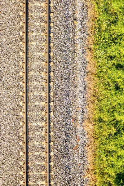 Singola traccia ferroviaria — Foto Stock