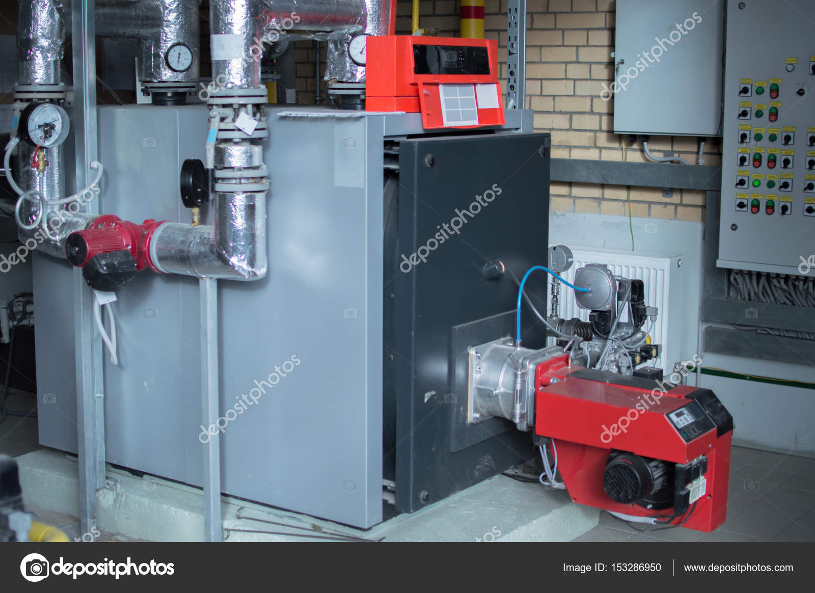 Caldeira De G S Industrial Moderno De Alta Pot Ncia Com Queimador De Caldeira De G S Industrial Moderno De Alta Pot Ncia Com Queimador De