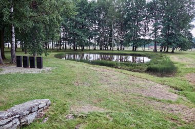 Auschwitz, çit, kule, dikenli tel, Birkenau Kül Havuzu