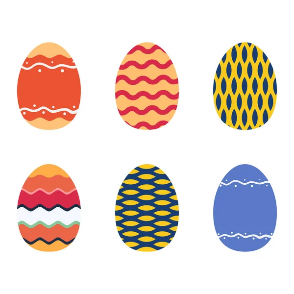 Set di uova di Pasqua — Vettoriale Stock