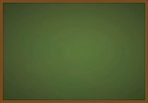 緑の木製黒板 — ストックベクタ