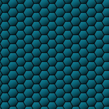 Sorunsuz altıgen doku.