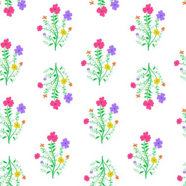 Loopable sorunsuz çiçek desenli