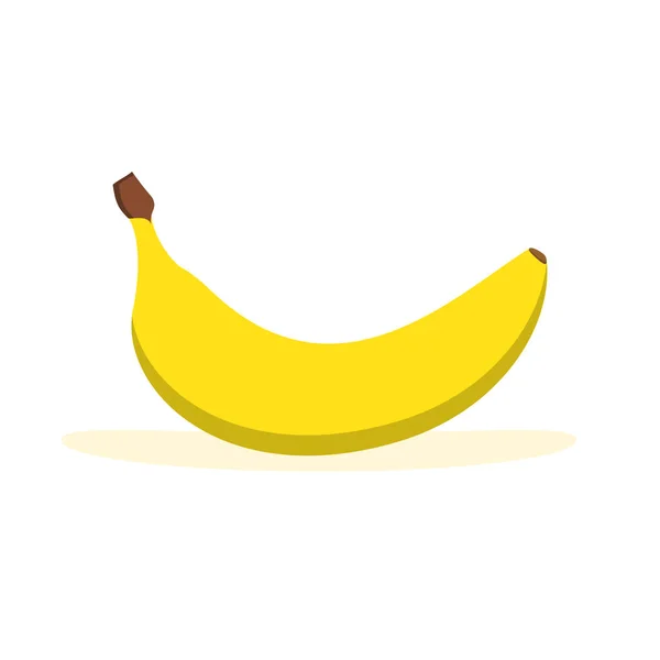 Ikona žluté banánové — Stockový vektor