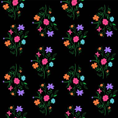 Kusursuz çiçek deseni