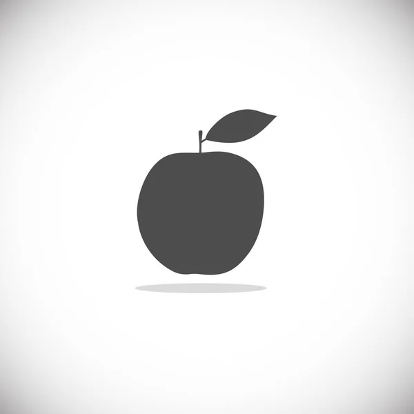 Απλή apple σιλουέτα — Διανυσματικό Αρχείο