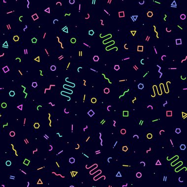 80s - 90s Dikişsiz desen stil