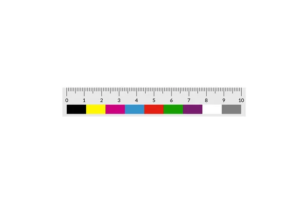 Engineer or architect aluminium drafting ruler with an imperial and a  metric units scale. Stock Vector by ©arseniuk_oleksii 329472270