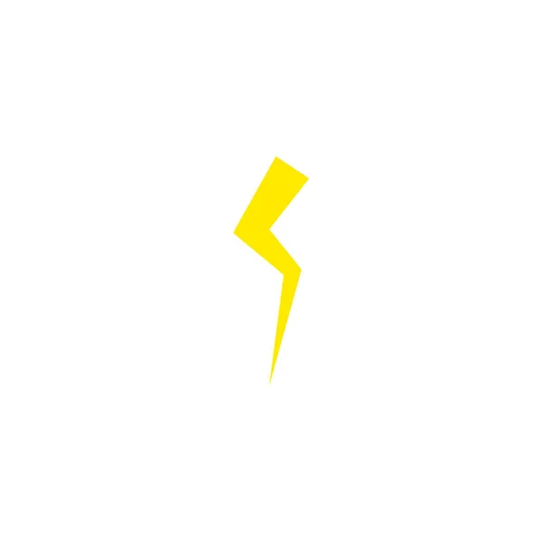Flash Ícone Relâmpago Sinal Trovoada Símbolo Thunderbolt Eletricidade —  Vetores de Stock