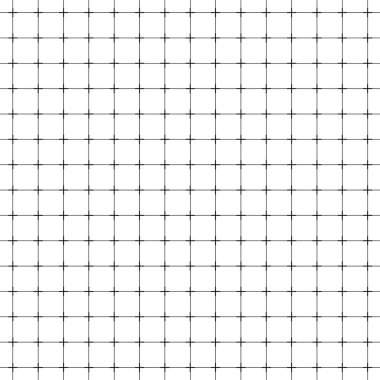 Geometrik kare ızgaralı kusursuz milimetre grafik kağıdı
