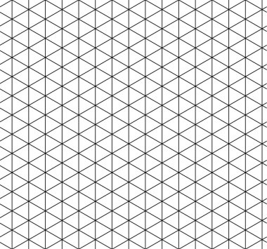 Geometrik ızgara desenli kurallı kağıt.