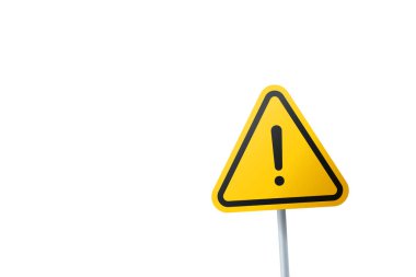 Genel tehlike sembolü. Çeşitli tehlikelerin üçgen işareti..