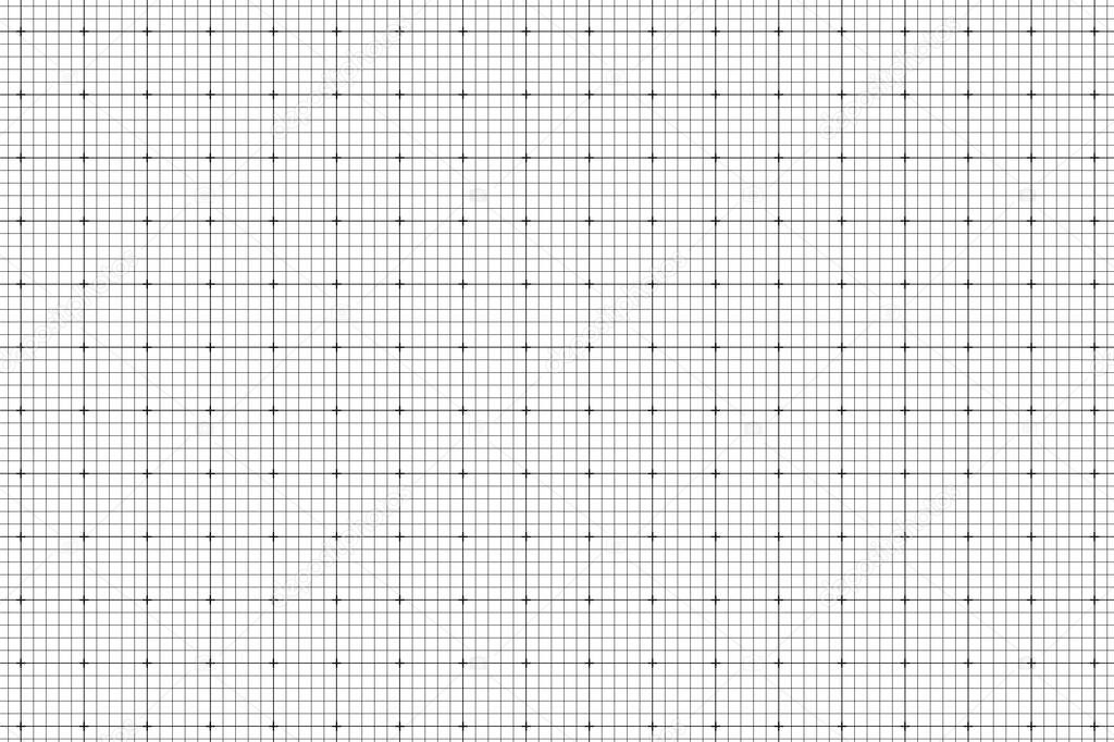 Ruled paper with a squared geometric grid