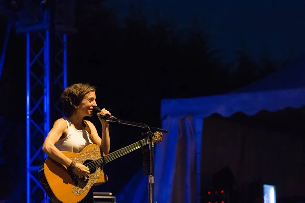 Ani DiFranco en Carroponte (MI) 05-07-2017 — Foto de Stock