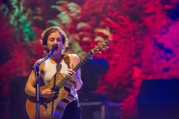 Ani DiFranco en Carroponte (MI) 05-07-2017 — Foto de Stock