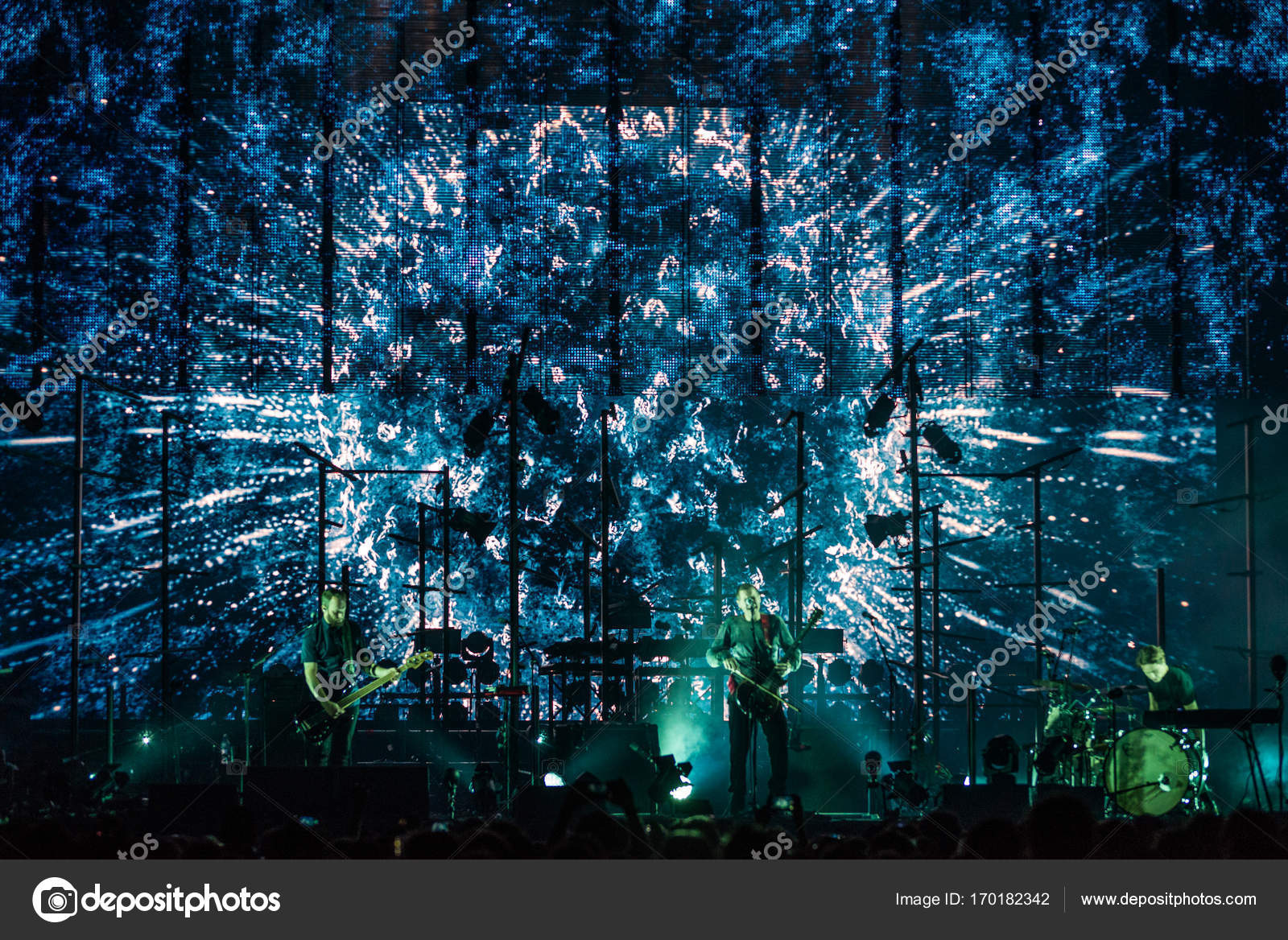 Sigur Ros Live At Mediolanum Forum (MI) 17-10-2017 – Stock.