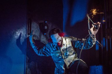 Sf Akademi için röportaj sahne arkasında ticari video