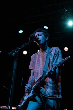 Milan, İtalya - 15 Mayıs 2018: Amerikan indie rock grubu Milan Fabrique canlı müzik kulübünde Yo La Tengo, genellikle Ylt, dan Hoboken, New Jersey, olarak kısaltılır gerçekleştirir. Brambilla Simone canlı haber fotoğrafçı