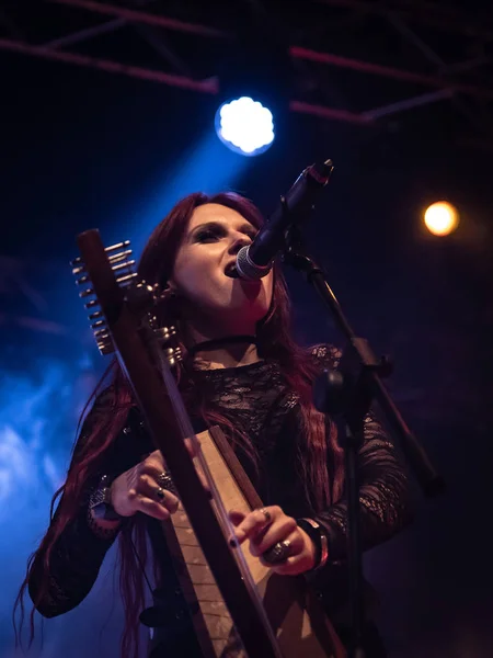 Eluveitie w klubie muzycznym na żywo (Mi) 06-11-2019 — Zdjęcie stockowe