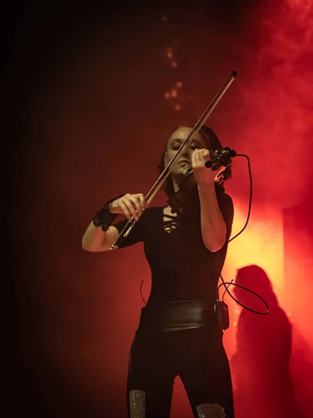 Eluveitie w klubie muzycznym na żywo (Mi) 06-11-2019 — Zdjęcie stockowe