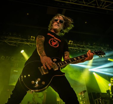 Milan, İtalya. 18 Şubat 2020. Amerikalı keş rock grubu Monster Magnet Live Music Club 'da sahne alıyor. Brambilla Simone Fotoğrafçılık Canlı Haberler