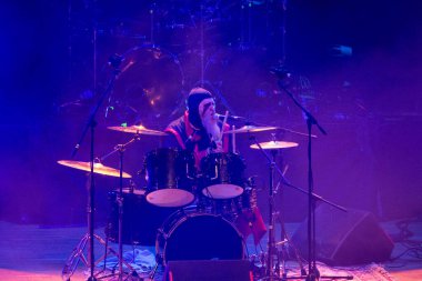 Milan, Italy - November 11, 2018: Anerican black metal band PROFANATICA performs at Live Music Club. Brambilla Simone Live News photographer