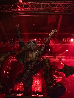 Milan, Italy - November 11, 2018: Swedish black metal band WATAIN performs at Live Music Club. Brambilla Simone Live News photographer