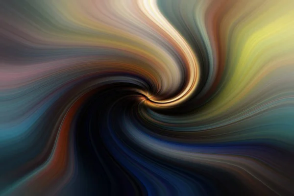 Imagem Abstrata Composta Por Linhas Coloridas Que Criam Espirais — Fotografia de Stock