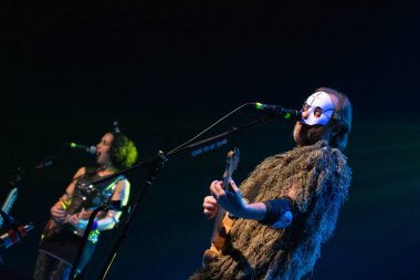 Milan, İtalya 16 Aralık 2016. İtalyan Alternatif Rock grubu TRE ALLEGRI RAGAZI MorTI de LIVE MUSIC CLUB 'da sahne aldığını biliyor. Brambilla Simone Fotoğrafçılık Canlı Haberler