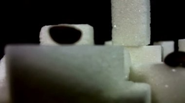 Beyaz şeker kamışı küpleri