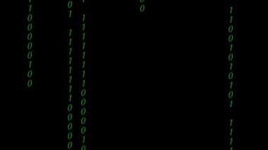 Renkli soyut ikili dijital kod