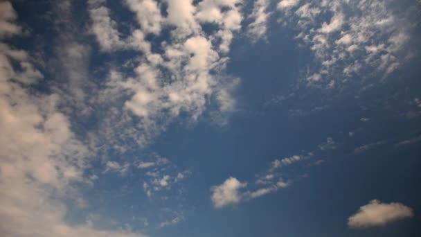 일 햇빛, 써니와 구름, timelapse — 비디오