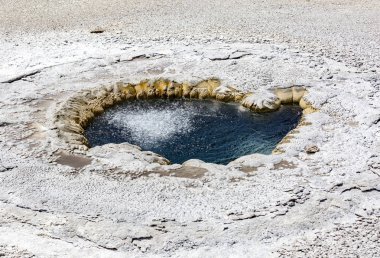 Beach bahar Yellowstone Ulusal p üst Şofben havzasında
