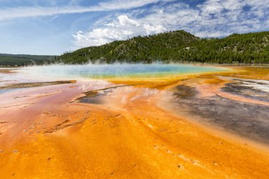 Grand Prizmatik bahar Yellowstone Milli Parkı