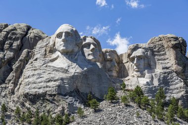 rushmore Dağı Milli anıt Güney Dakota'da.