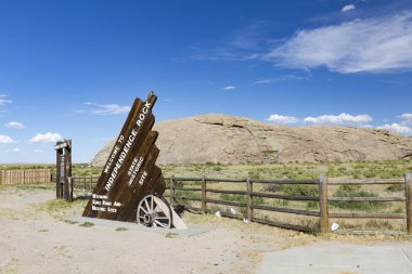 Bağımsızlık Rock State Historic Site Wyoming.