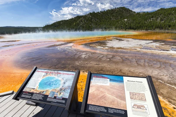 Grand Prismatic Spring in Yellowstone National Park — Stockfoto
